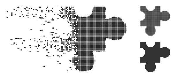 Icona del plugin mezzitoni pixel dissolvente — Vettoriale Stock