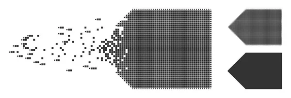 Растворяя Pixel Halloone — стоковый вектор