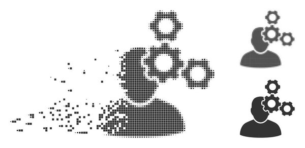Разбитая икона специалиста по полутоновой механике пикселей
