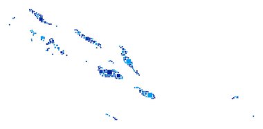 Solomon Adaları Harita kolaj kareler