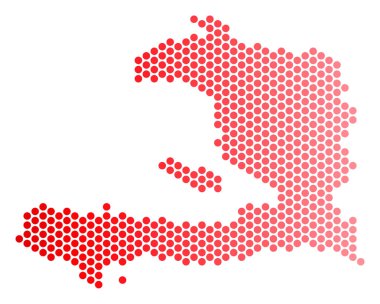 Kırmızı nokta Haiti Haritası