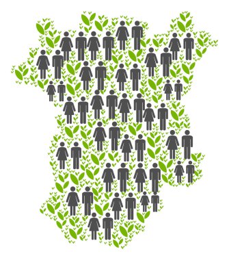 Nüfus Çeçenistan harita