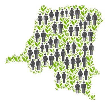 Demografik Demokratik Cumhuriyeti Kongo Haritası