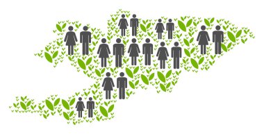 Demografik Kırgızistan Haritası