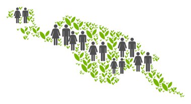 Demografik Yeni Gine ülkeler harita