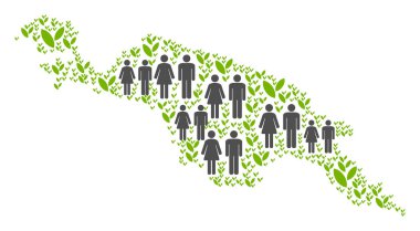 Çevre Yeni Gine Adası Haritası