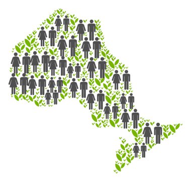 Nüfus Ontario Eyaleti harita