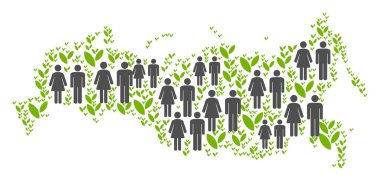 İnsanlar Rusya Haritası