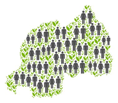 İnsanlar Ruanda Haritası