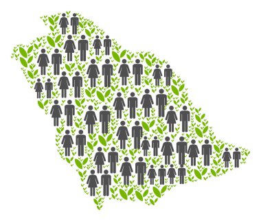 Çevre Suudi Arabistan harita