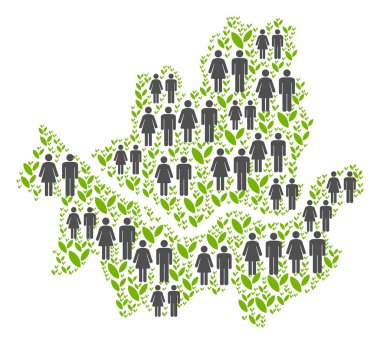 İnsanlar Seoul şehir haritası