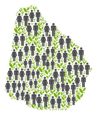 Nüfus Uruguay Haritası