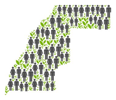 Demografik Batı Sahra harita