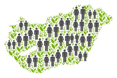 İnsanlar Macaristan Haritası