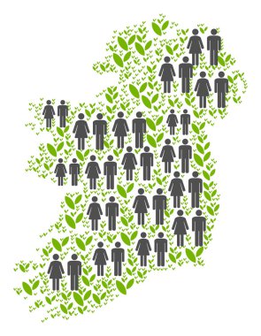 İnsanlar İrlanda ülkeler harita