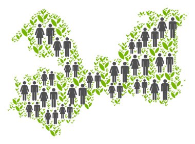 İnsanlar Leningrad Oblast harita