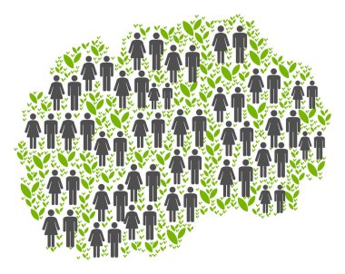 Çevre Makedonia harita