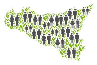 Demografik Sicilia harita