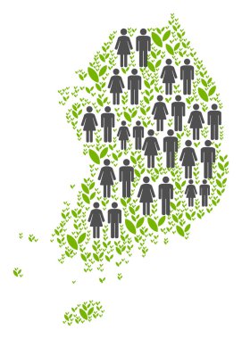 İnsanlar Güney Kore Haritası