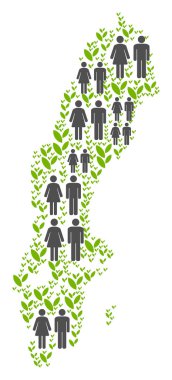 Demografik İsveç harita