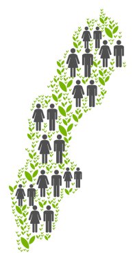 Çevre İsveç harita