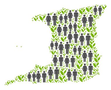 İnsanlar Trinidad ada Haritası