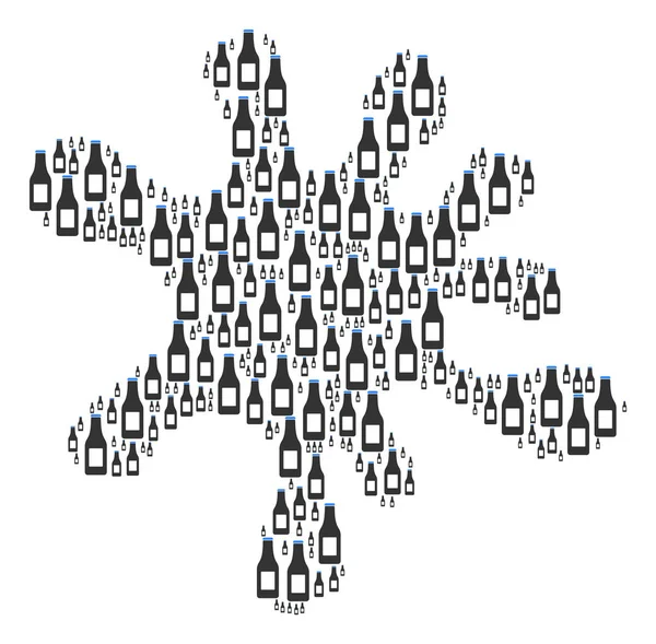 Bira şişe simgeleri nokta şekli