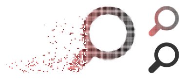 Kırık piksel noktalı resim görünümü simgesi