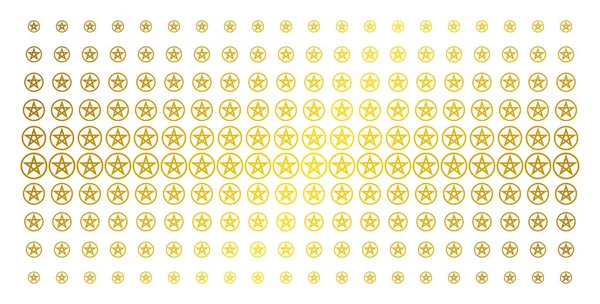 Beş köşeli yıldız altın noktalı resim efekti