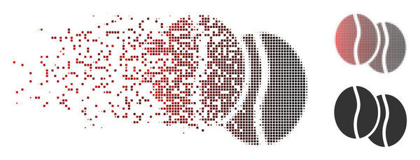 Пыльный пирог с кофейными бобами
