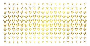 İnek kafa altın noktalı resim efekti