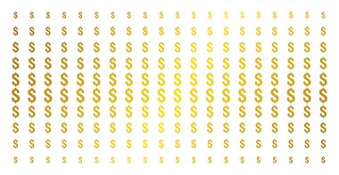 Doları Altın noktalı resim efekti