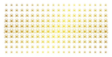 Örümcek altın noktalı matris