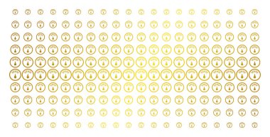 Ölçüm altın noktalı matris