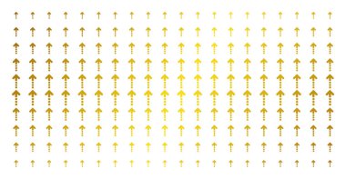 Noktalı ok altın noktalı resim deseni