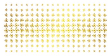 Sarmal gökada altın noktalı matris