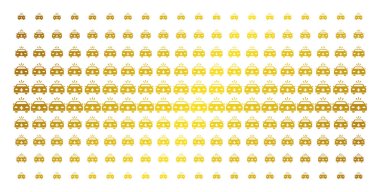 Acil araba altın noktalı kılavuz