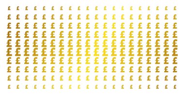 Pound Sterling altın noktalı kılavuz