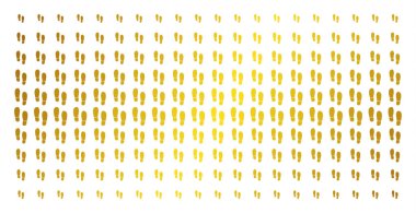 Önyükleme ayak izleri altın noktalı resim efekti