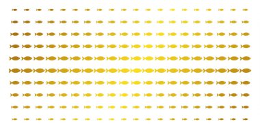 Balık altın noktalı matris