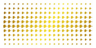 Lier altın noktalı resim deseni