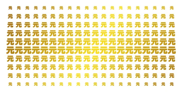 Матрица золотого полутона Юаня Ренминби — стоковый вектор