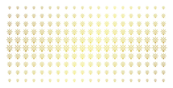 Ampul altın noktalı resim deseni