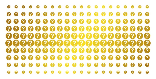 Gouden Halftone queryraster — Stockvector