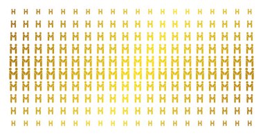 Kişi el sıkışma altın noktalı resim deseni