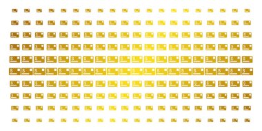 Kredi kartı altın noktalı resim deseni