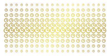 Zaman altın noktalı resim deseni