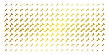 İngiliz anahtarı altın noktalı resim efekti