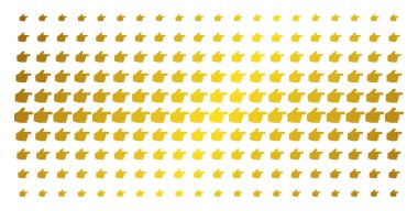 İşaretçi parmak altın noktalı resim efekti