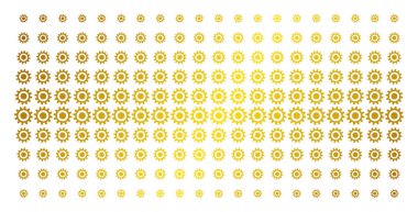 Karikatür altın noktalı resim efekti